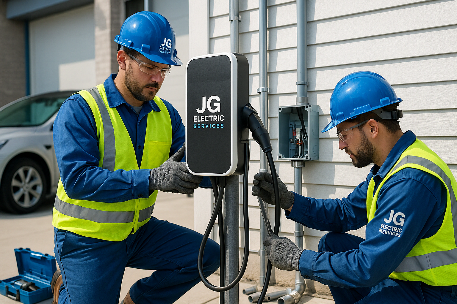 Instalación de Estaciones de Carga para Autos Eléctricos | J&G Electric Services